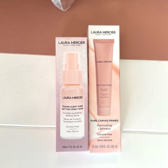Bundle- LAURA MERCIER Translucent Pure Setting Spray and Primer - Picture 1 of 2